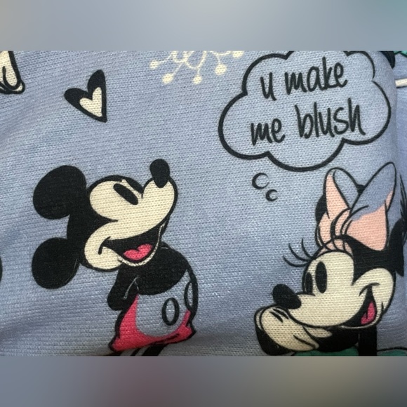 NWT NEW Disney Mickey Minnie Mouse ladies pajamas pants size Large 12 13 14 - Picture 9 of 13